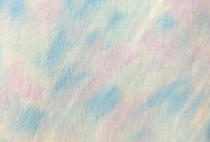 500GSM قماش المنك الأوروبي المطبوع بألوان قوس قزح 500GSM قماش المنك الأوروبي المطبوع بألوان قوس قزح